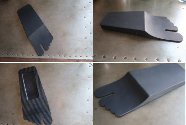 ラバー素材のドアストッパー