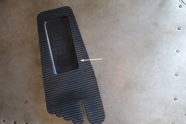 FOOTデザインのドアストッパー