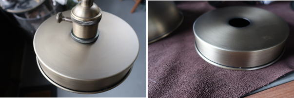 シェード交換にラウンドシェード