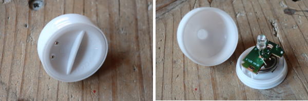 色がグラデーションで変わるLEDキャンドル