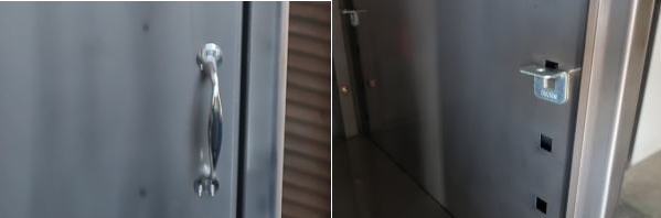 重厚感のあるスチールの質感がかっこいいロッカー