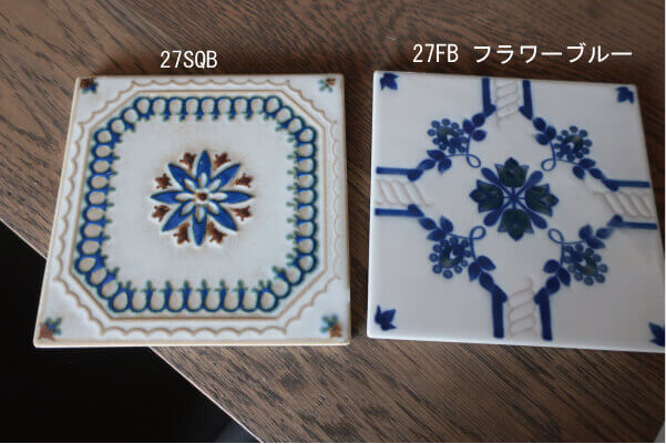 アクセントになるアンティーク風タイル